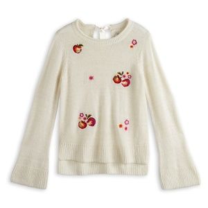 Lauren Conrad Apple Boatneck Sweater-Snow White
